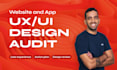 do an UX UI audit of your website or app