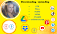 help to download and upload yours data professionally
