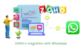 do whatsapp integration with zoho apps