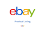do ebay product listing with template