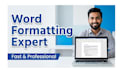 professionally format and fix ms word documents