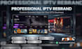 rebrand your iptv app with your logo and name