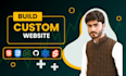develop responsive front end websites using react js, HTML, CSS, and javascript
