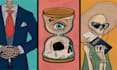 draw a digital retro horror illustration