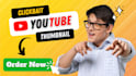 design an amazing clickbait youtube thumbnail