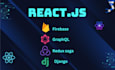 build react js next js website with firebase, django node js apis