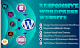 create, design, redesign, wordpress website as wordpress developer