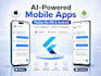 build an ai powered mobile app with flutter for ios android