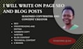write on page seo and blog posts