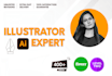 trace, redraw, and convert logo or images into vector