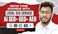 do monthly GEO, aeo, local off page SEO backlinks to rank google and ai search