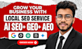 do monthly GEO, aeo, local off page SEO backlinks to rank google and ai search