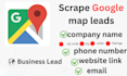 scrape google maps for business leads, emails, and b2b contact data