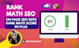 setup wordpress rank math SEO 90 plus score on page aio ge optimization 24 hours