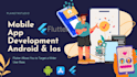 a custom flutter mobile app for ios and android with an admin panel