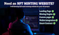 develop nft minting website, nft minting engine or dapp