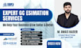 do construction cost estimation and material takeoff for gc bidding projects