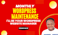 do monthly wordpress website maintenance