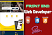 do website development using HTML CSS scss and js