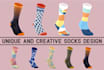 create beautiful socks design