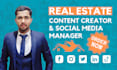 create real estate social media posts and manage accounts