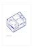 architecture working drawings with 3d renders