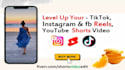 edit and create facebook reels, or youtube shorts