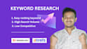 do keyword research and competitors analysis