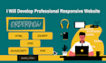 create a professional website with html, CSS, javascript