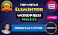 design a modern wordpress website using elementor pro
