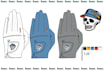 design catalog mockups and manufacture golf gloves