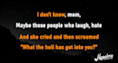 make a perfect sync full HD karaoke lyrics sing along video