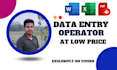 do the fastest data entry copy paste job at a low price