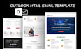 do responsive outlook html email template outlook email newsletter