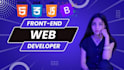 develop a responsive HTML, CSS, bootstrap javascript  website