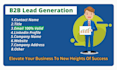 do b2b lead generation, verified email list and linkedin leads