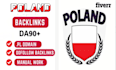 build 15 high quality poland backlinks polish link building