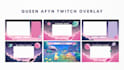 design simple cute twitch stream overlay and panels