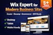 design or redesign a professional wix website or wix ecommerce store