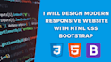create a professional html, css ,bootstrap website