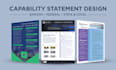 design a winning government capability statement