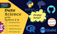 do data science with python, r