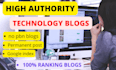 write and publish technology guest post with  do follow technology backlink