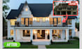 render 3d architecture front elevation facade of exterior house