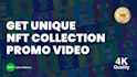 create amazing nft promo animation video