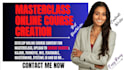 develop kajabi online course content, elearning video course, course curriculum