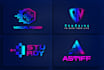 do a modern tech technology startup crypto and cyber security logo