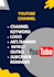 create, setup youtube channel with logo, art, intro, outro