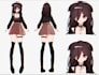 draw a reference sheet anime style