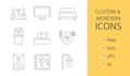 design high quality modern vector icons